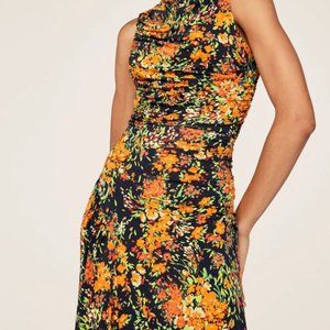 Atlein Sleeveless Ruched Dress, size 38fr